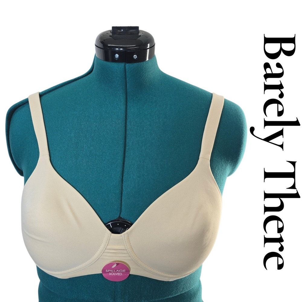 Barely There Bra Beige Smooth Seamless T-Shirt Comfort Full Coverage 36C